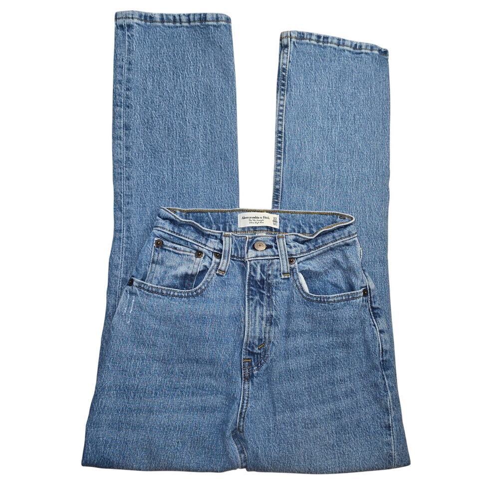 Abercrombie & Fitch The 90s Straight Ultra High Rise Denim Jeans Size 000